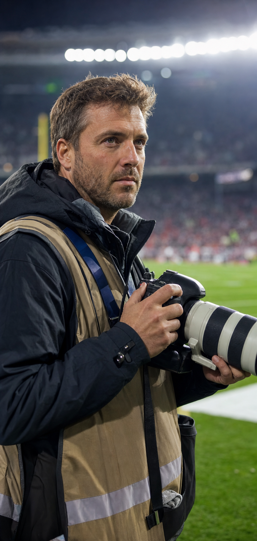 Luca Ferraro, fotografo sportivo con teleobiettivo